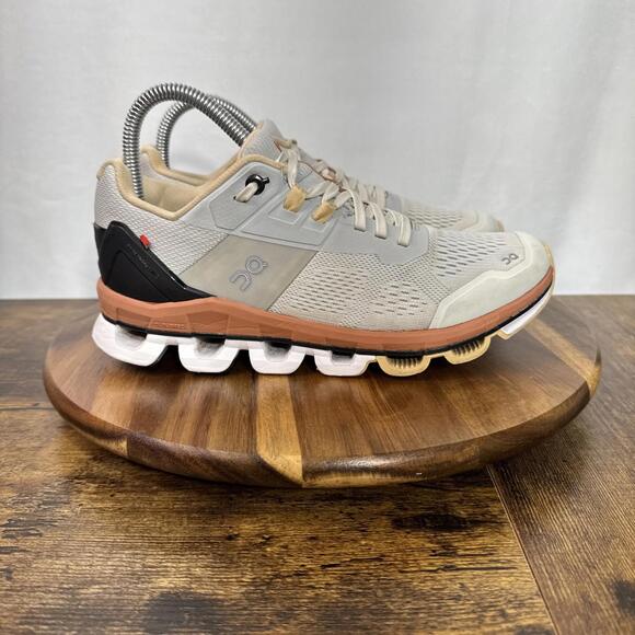 On Cloud Cloudace Running Shoes Womens Sz 7 Glacier Terracotta Athletic Trainers - Picture 1 of 9